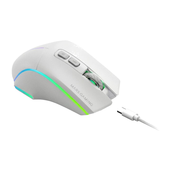 MARS GAMING Mouse wireless ergonomico con poggiapollice