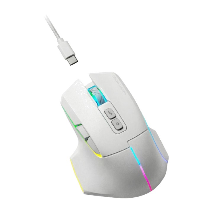 MARS GAMING Mouse wireless ergonomico con poggiapollice