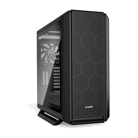 ohišje za računalnik semitower s kaljenim steklom silent-base 802-window