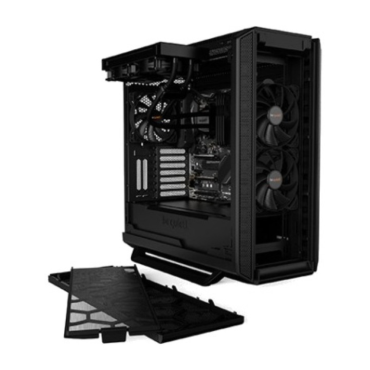 BE QUIET Case PC mid tower con vetro temperato SILENT-BASE