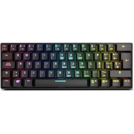 clavier mécanique gaming sans fil ultra-compact kluster-60%-rgb