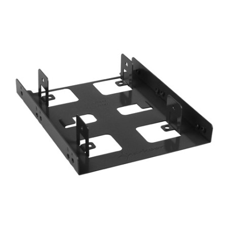 montagerahmen für zwei laufwerke in einem schacht bayextension-3,5"