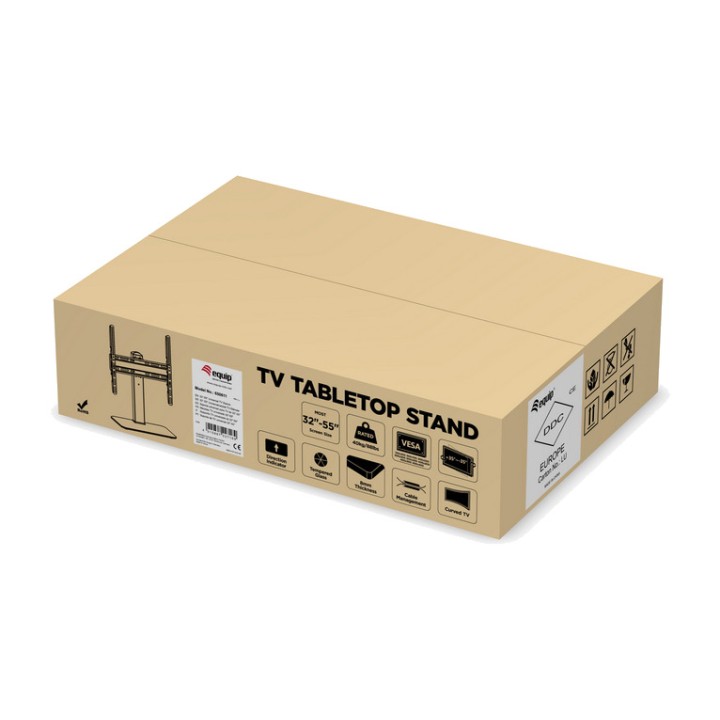EQUIP Tabletop TV stand with base 650611 55" VESA-400X400
