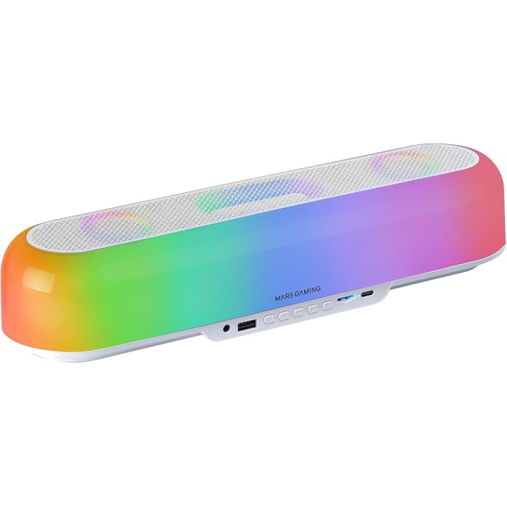 MARS GAMING Soundbar Bluetooth portatile con illuminazione