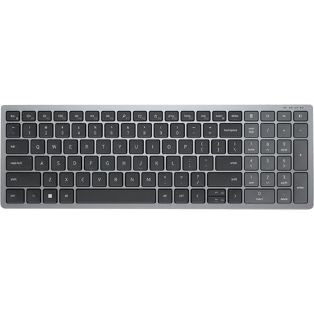 teclado inalámbrico compacto multidispositivo kb740 qwerty-es