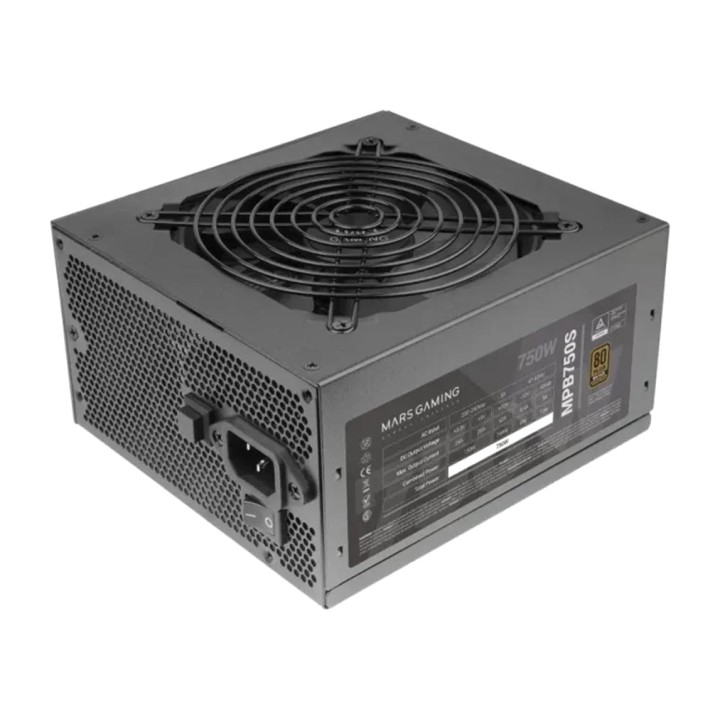 MARS GAMING Alimentation PC avec éclairage ARGB MPB750S 750W
