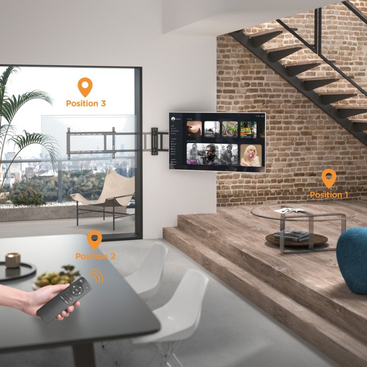 EQUIP Wandhalterung für Fernseher 650336 32-75" VESA-600X400