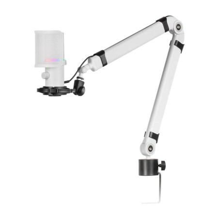 micrófono profesional de estudio con brazo ajustable mmic-xt argb-usb