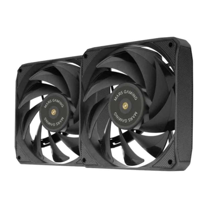 MARS GAMING Kit de ventilateurs PWM silencieux pour boîtier