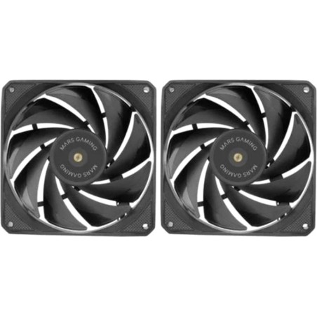 kit de ventiladores pwm silenciosos para caja de pc mf-nclx2 2x120mm