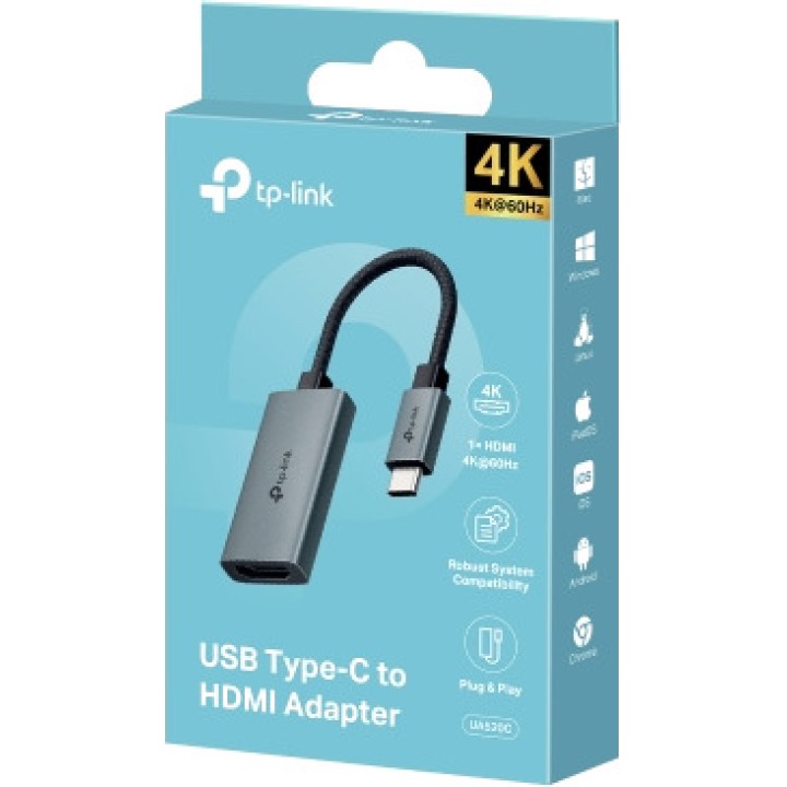 TP-LINK USB-C till adapter HDMI 4K UA520C DSP0000039744
