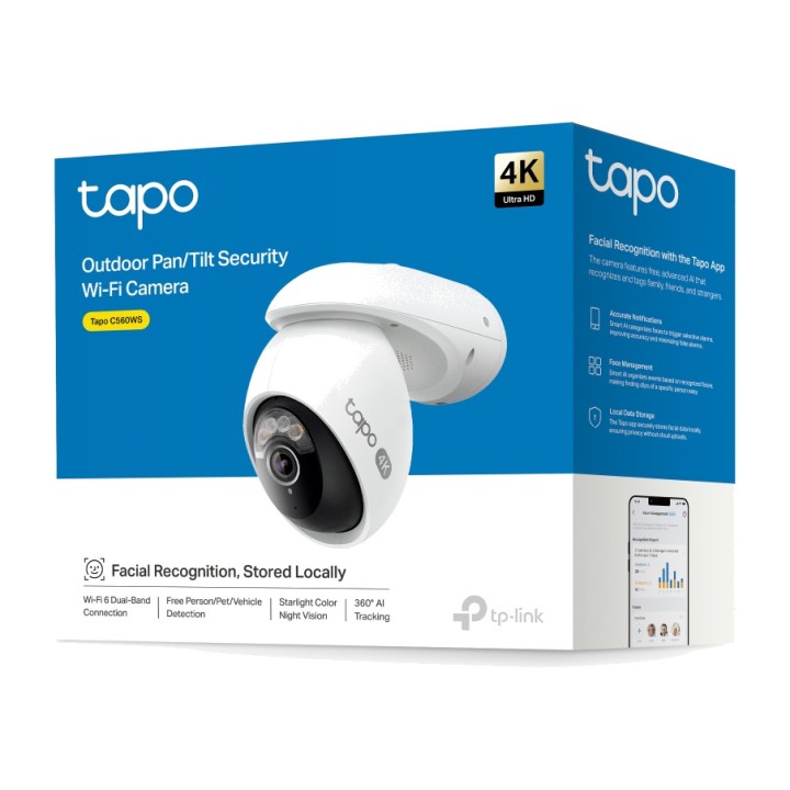 TP-LINK Ulkokäyttöön tarkoitettu Wi-Fi IP-valvontakamera