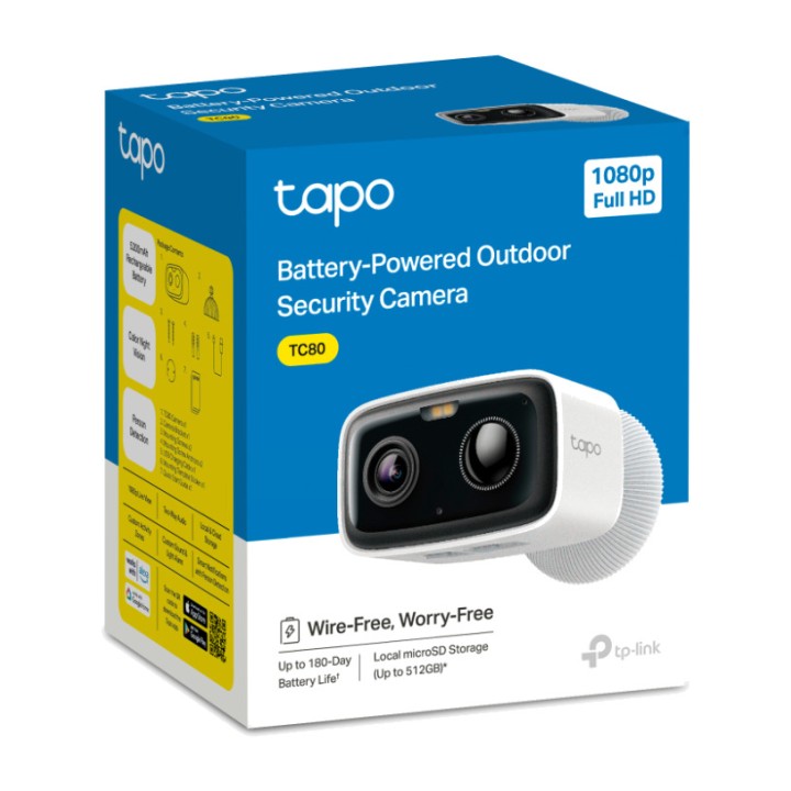 TP-LINK Câmera de vigilância IP WiFi para exterior com
