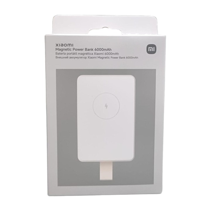 XIAOMI Magnetische Powerbank mit kabellosem Laden 6000MAH