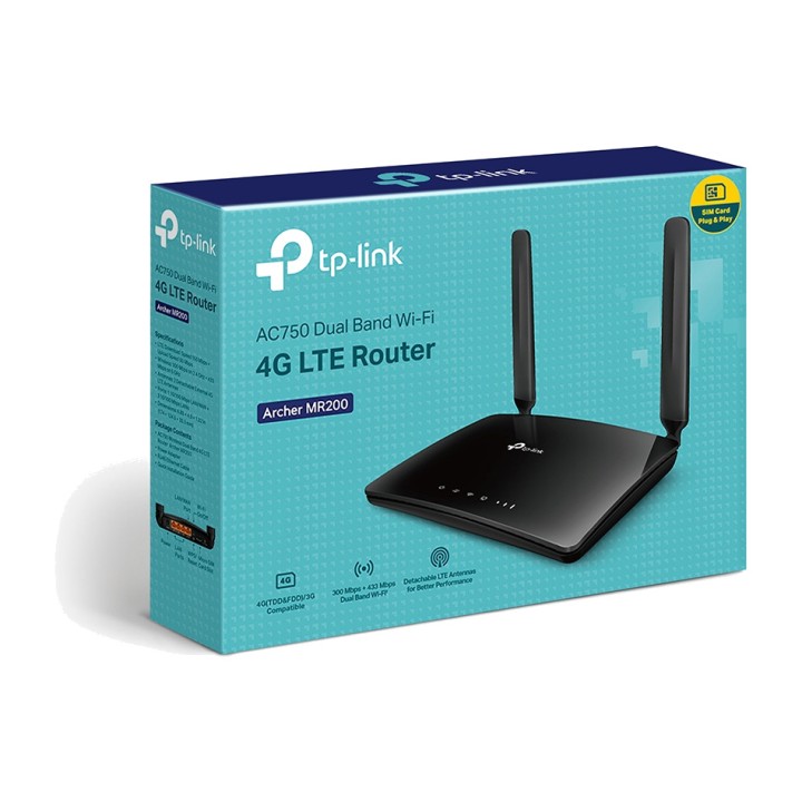 TP-LINK Routeur 4G LTE avec Wi-Fi 5 double bande et ports