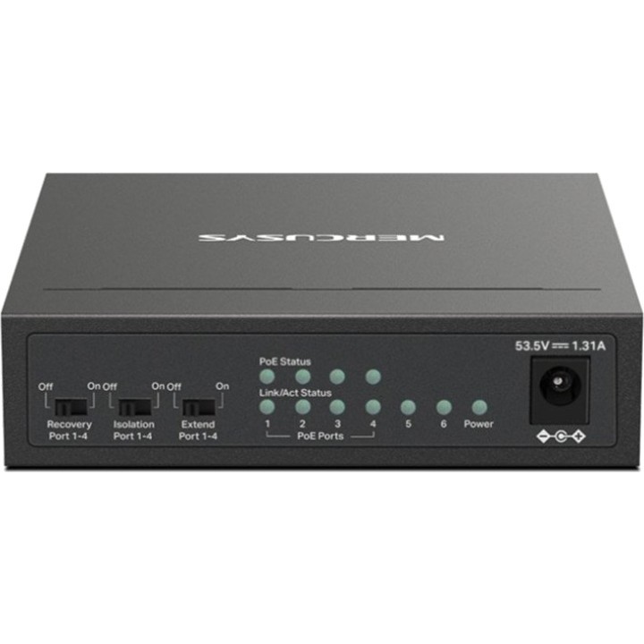 MERCUSYS Switch de sobremesa con 6 puertos y PoE MS106P