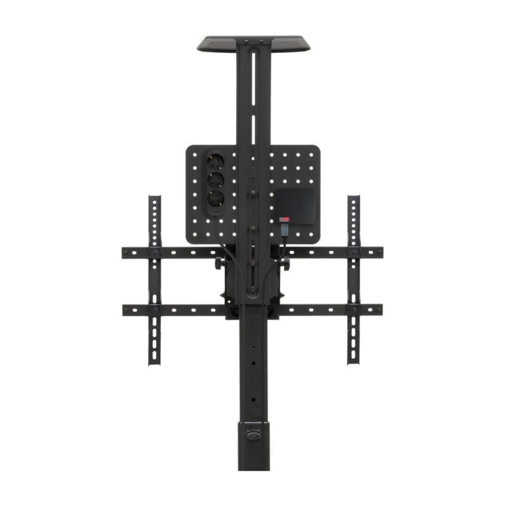 TOOQ Soporte de suelo con ruedas y rotación 90° para