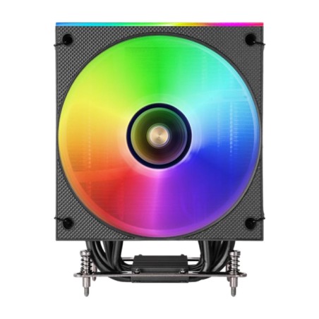 disipador de aire para cpu con pantalla e iluminación argb mcpu-lcd 120mm
