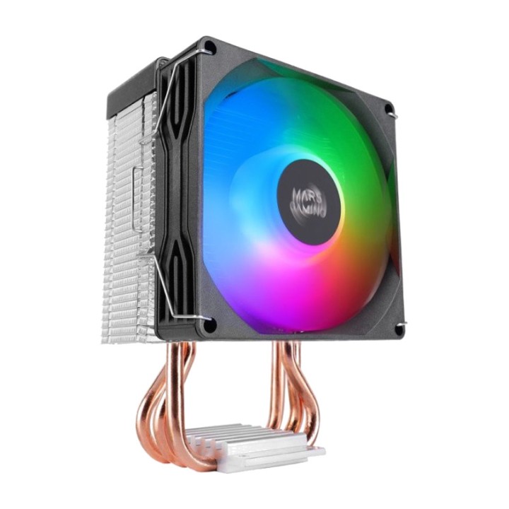 MARS GAMING Disipador de aire de perfil bajo para CPU con