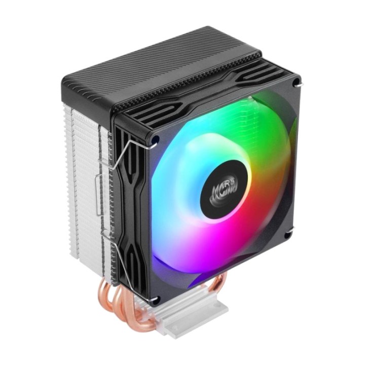 MARS GAMING Flacher CPU-Luftkühler mit FRGB-Beleuchtung