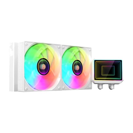 refroidissement liquide aio pour cpu avec éclairage argb ml-two240 2x120mm
