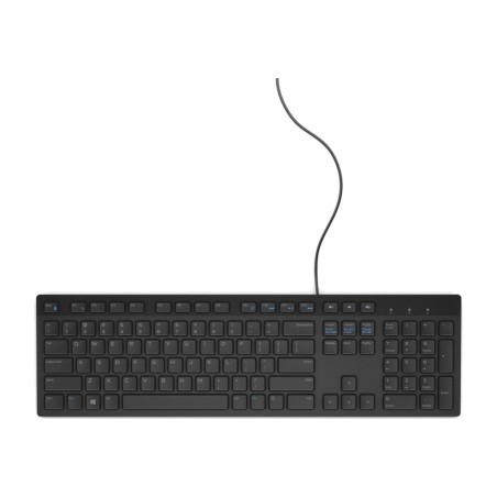 teclado multimedia con cable usb de distribución estadounidense kb216 qwerty-us