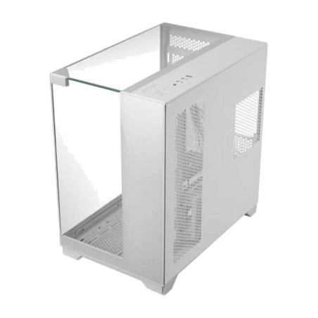 caja semitorre para pc con triple panel de cristal templado mc-vision-atx