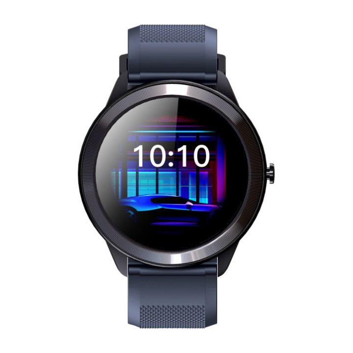 LEOTEC Round sports smartwatch, IP68 water-resistant, with a