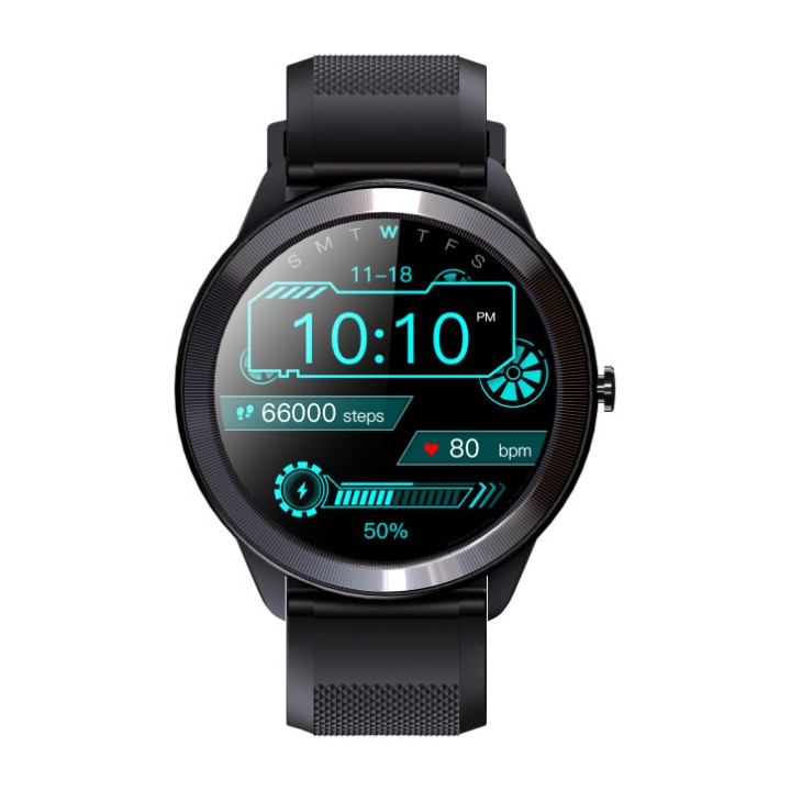 LEOTEC Reloj inteligente deportivo redondo resistente IP68
