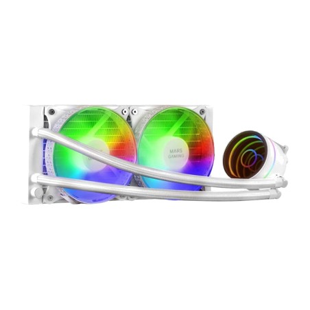 refrigeración líquida aio para cpu con espejo infinito frgb ml-one240 2x120mm