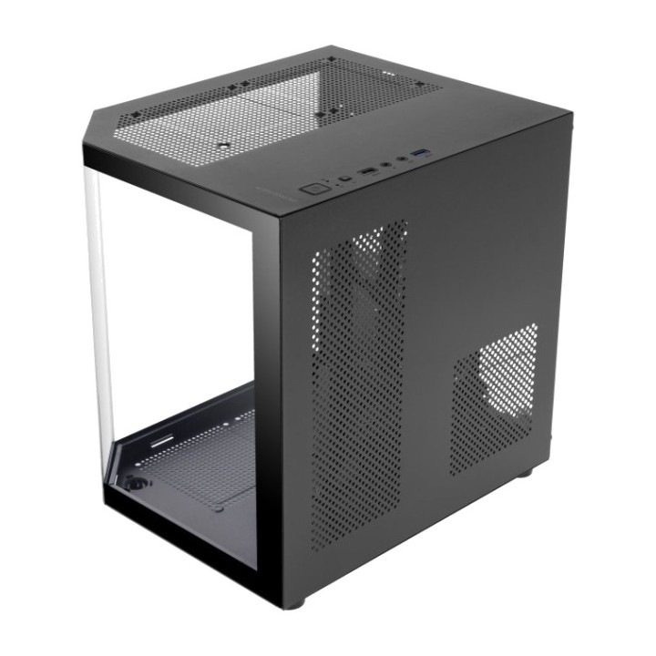 MARS GAMING Kompaktes PC-Gehäuse mit drei Hartglasscheiben