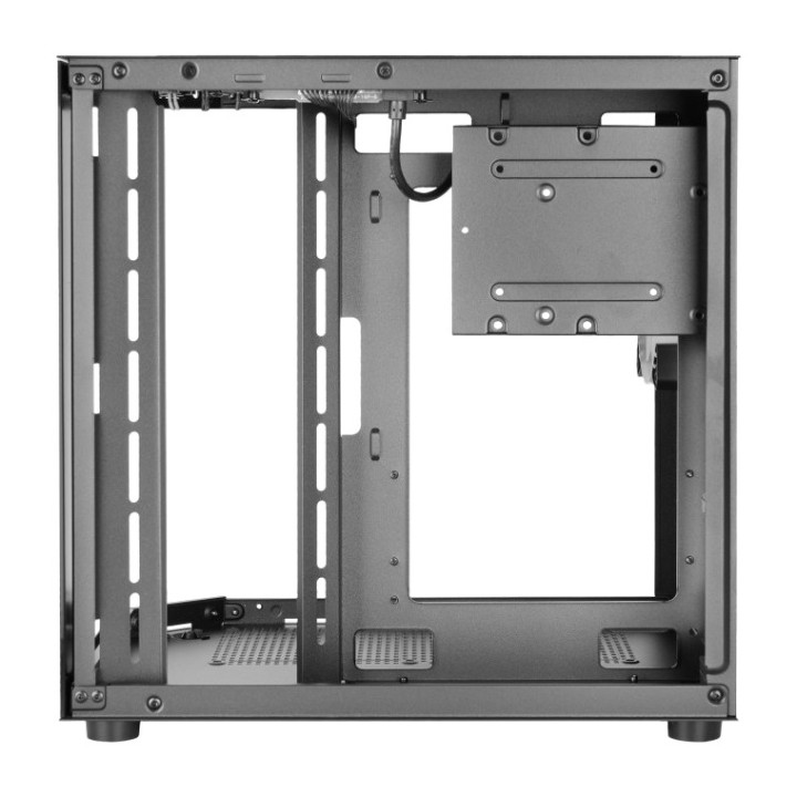 MARS GAMING Case PC compatto con triplo pannello in vetro