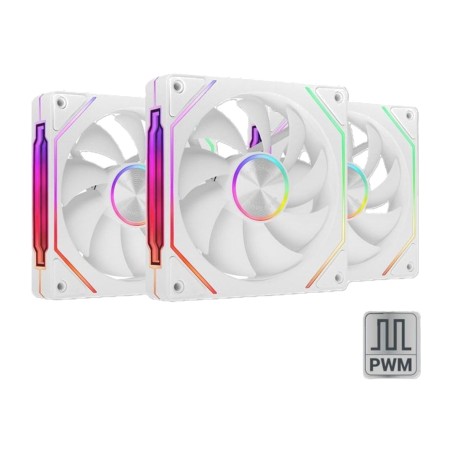kit di ventole modulari per case pc con illuminazione argb mf-linkfinity-kit2 3x120mm