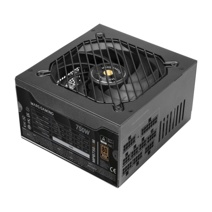 MARS GAMING Alimentation modulaire silencieuse pour PC