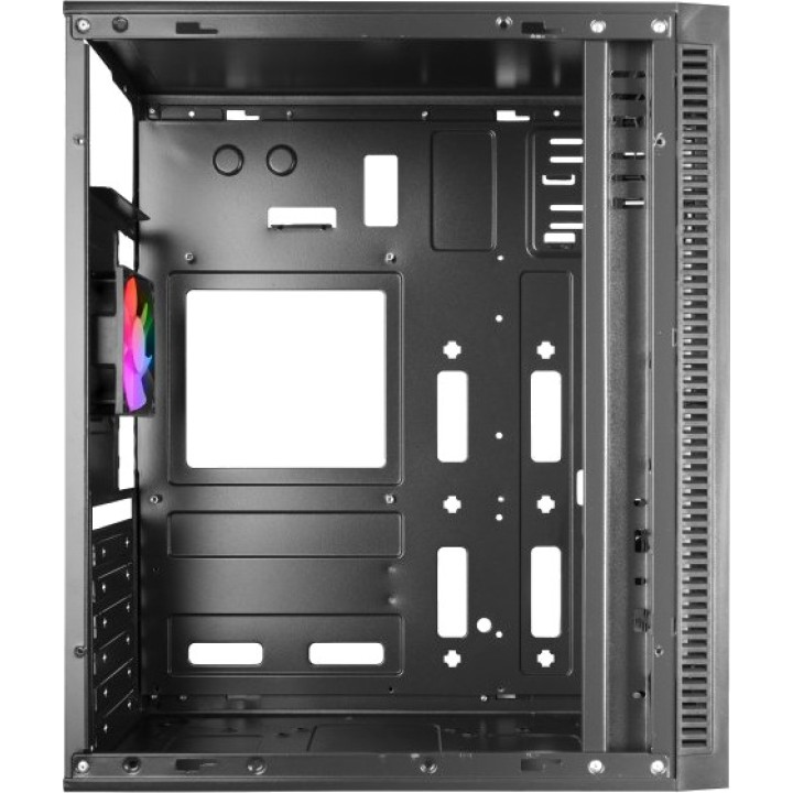 MARS GAMING Midi-Tower-PC-Gehäuse mit Fenster aus gehärtetem