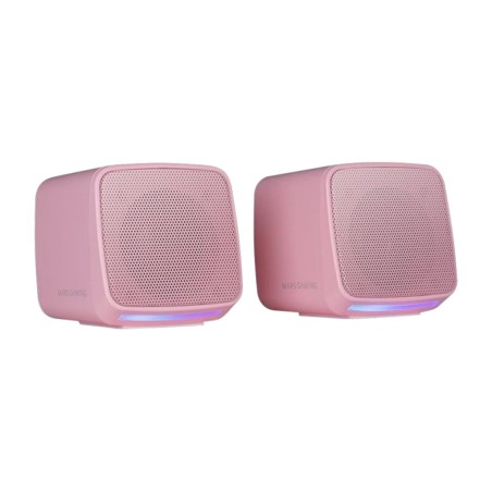 enceintes compactes 2.0 pour ordinateur ms-pro rgb-10w