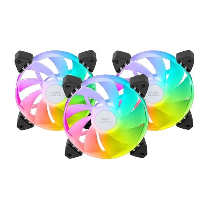 MARS GAMING Kit di ventole con pale invertite per case PC