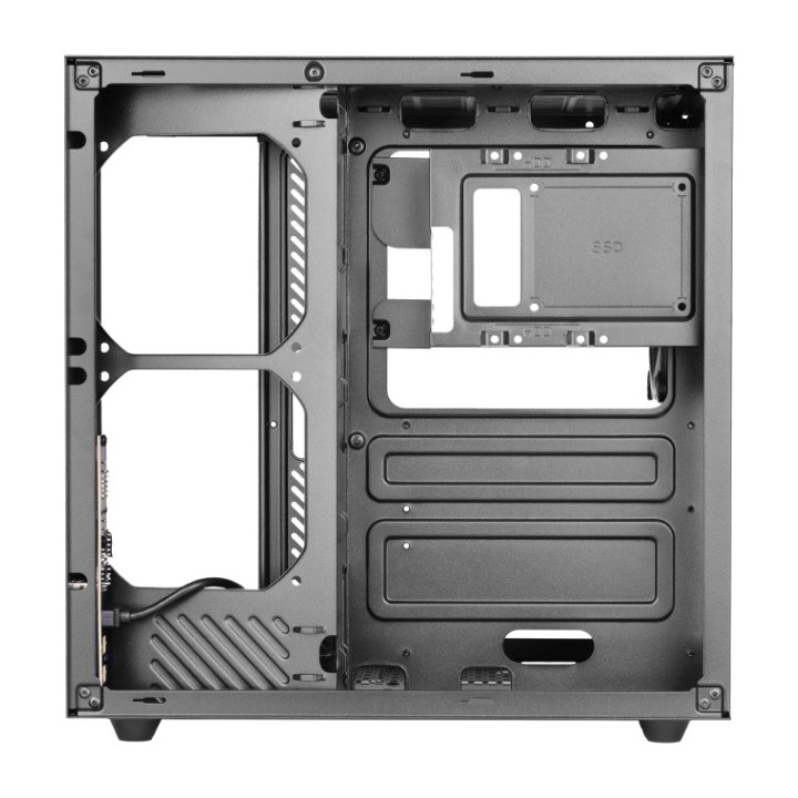MARS GAMING Carcasă PC tip cub cu sticlă temperată MC-VONE