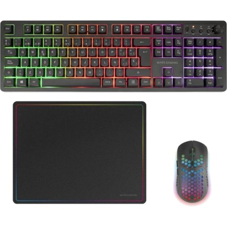 wireless keyboard, mouse and mouse pad combo mcpwx qwerty-es