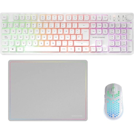 kabelloses tastatur-, maus- und mauspad-set mcpwx qwerty-es