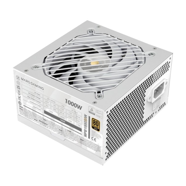MARS GAMING Leises PC-Netzteil mit FDB-Lüfter MPB1000SI