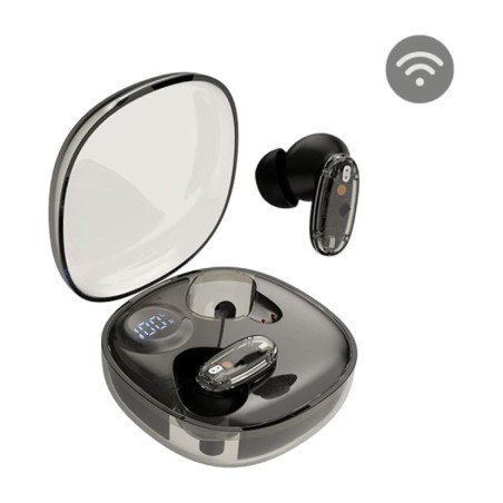 wireless in-ear headphones with charging case and display mhib2 tws bt-5.4