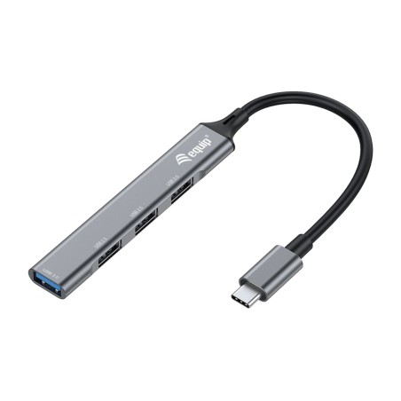 ultratenký hliníkový rozbočovač usb-c so štyrmi výstupmi life 1x3.0 3x2.0