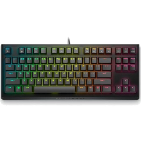 kompakte mechanische rgb-gaming-tastatur ohne ziffernblock alienware-aw420k tkl qwerty-us
