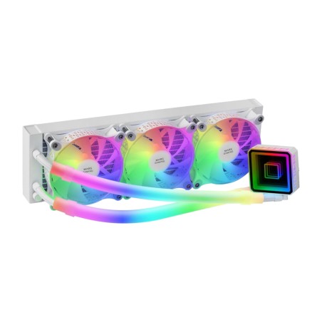 aio-flüssigkeitskühlung für cpu mit argb-unendlichkeitsspiegel ml-ultra360 3x120mm