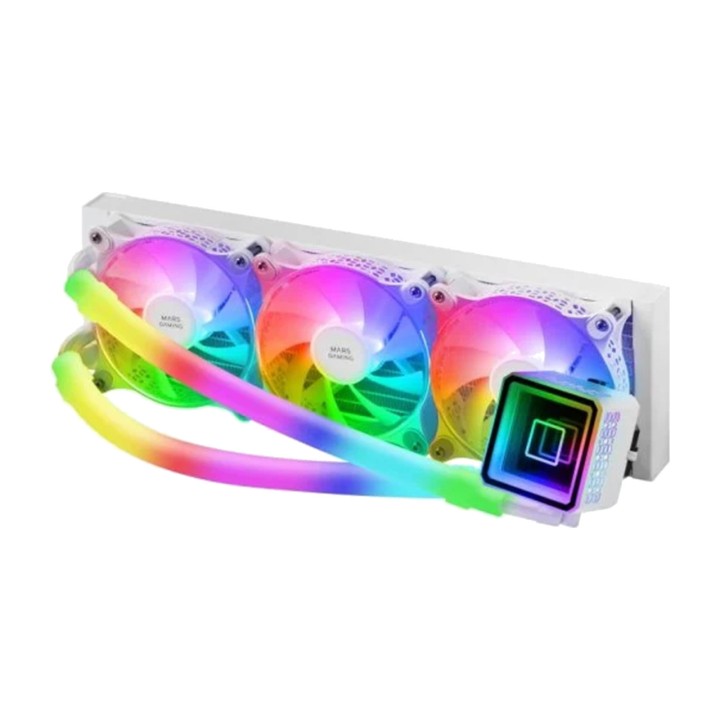 MARS GAMING Refrigeración líquida AIO para CPU con espejo