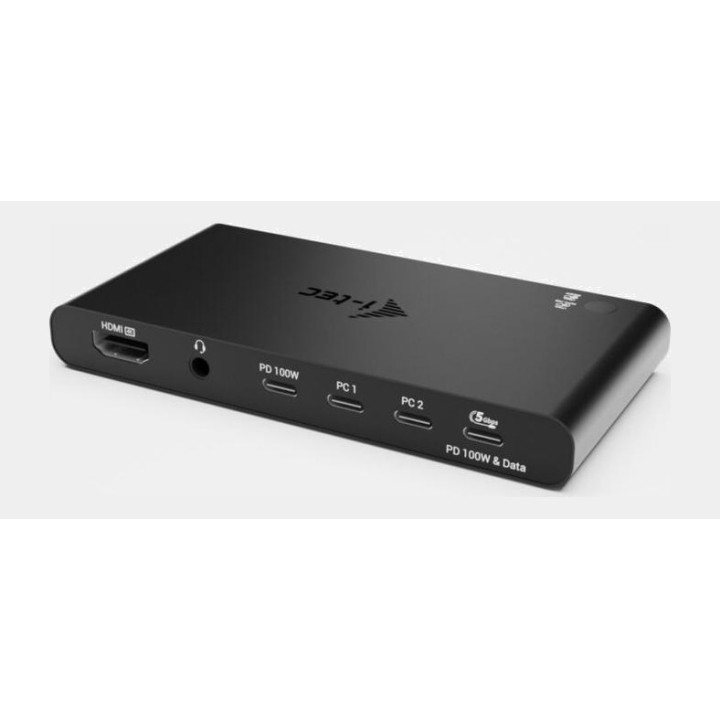 I-TEC Docking station KVM 11 in 1 per 2 dispositivi con HDMI