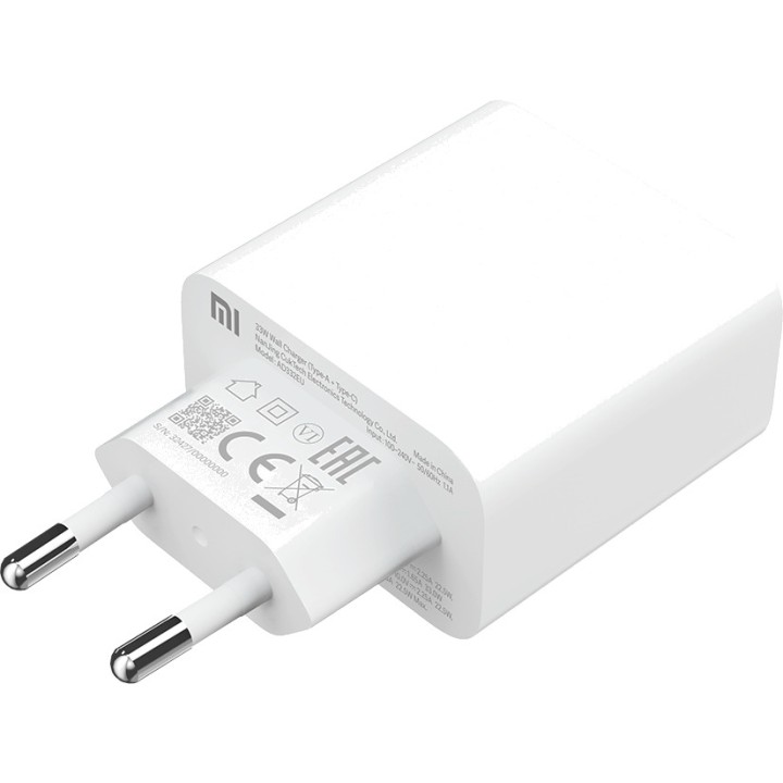 XIAOMI Chargeur mural rapide à double port 33W USB-A/C