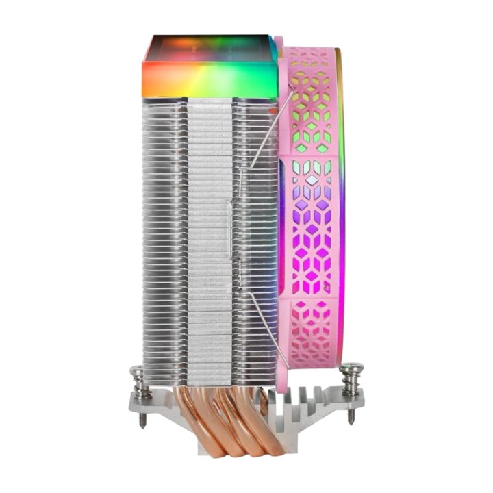 MARS GAMING CPU air cooler with dual infinity mirror ARGB