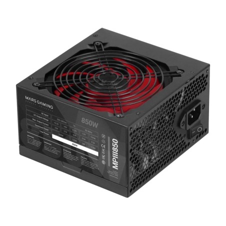 fuente de alimentación ultrasilenciosa para pc con eficiencia del 85 % mpiii850 850w